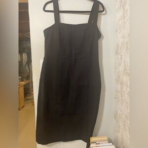 Banana Republic Classic Black Midi Dress